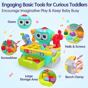 اسباب بازی میز ابزار ربات هولی تویز مدل Hola Toys HE8975 _اسباب بازی نوزادی
