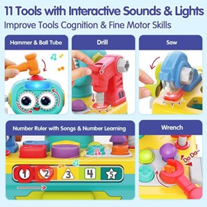 اسباب بازی میز ابزار ربات هولی تویز مدل Hola Toys HE8975 _اسباب بازی نوزادی