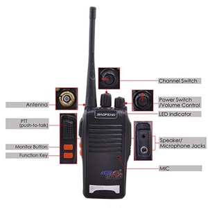 بیسیم واکی تاکی باوفنگ شارژی اورجینال با چراغ قوه بسته دو عددی مدل Baofeng BF-777S talkie-walkie_تفنگ اسباب بازی