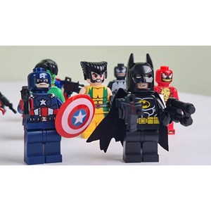 اکشن فیگور لگو 12 عددی انتقام جویان و لیگ عدالت _اکشن فیگور