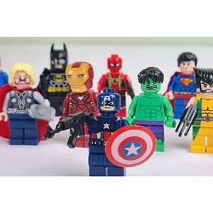 اکشن فیگور لگو 12 عددی انتقام جویان و لیگ عدالت _اکشن فیگور