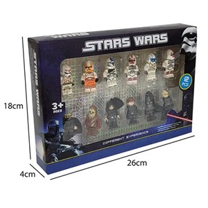 اکشن فیگور لگو 12 عددی طرح جنگ ستارگان _اکشن فیگور