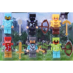 اکشن فیگور لگو مدل ماینکرافت مجموعه 6 عددی MINECRAFT _اکشن فیگور