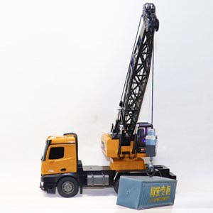 اسباب بازی جرثقیل کنترلی بزرگ مقیاس 1:14 مدل REMOTE CONTROL LIFTING CRANE NAN HONG 9913_ماشین کنترلی