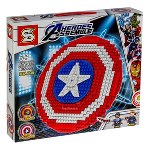 لگو مارول سپر کاپیتان آمریکا 405 قطعه مدل Captain America Lego SY1454_لگو