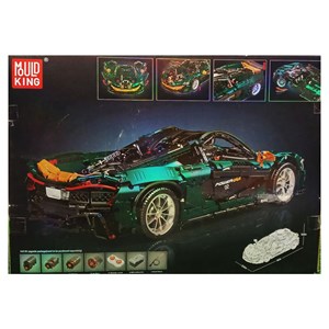 لگو تکنیک ماشین مسابقه ای 3268 قطعه با مقیاس 1:8 مدل Mould King 13091 Technik Sports Car Model_لگو
