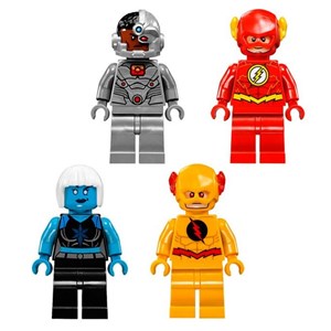 لگو دی سی هلیکوپتر فلش و ماشین قاتل یخ‌ زده سوپر هیرو 303 قطعه سری مدل Supreme Hero 10844_لگو