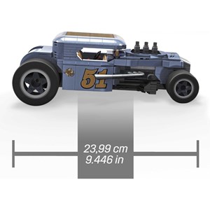 لگو تکنیک ماشین مسابقه ای هات ویلز 641 قطعه مدل Hot Wheels Mega Mod Rod _لگو