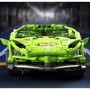 لگو تکنیک ماشین کنترلی شارژی 442 قطعه رنگ سبز مدل TA GAOLE T4027_لگو