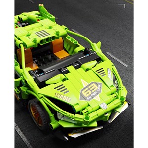 لگو تکنیک ماشین کنترلی شارژی 442 قطعه رنگ سبز مدل TA GAOLE T4027_لگو