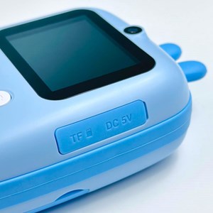 دوربین عکاسی و فیلمبرداری دیجیتال کودک با چاپ فوری حرارتی طرح خرگوش آبی_اسباب بازی دیجیتال و هوشمند