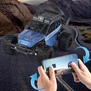 ماشین کنترلی دوربین دار آفرود آبی مدل LH-C050C-1_ماشین کنترلی