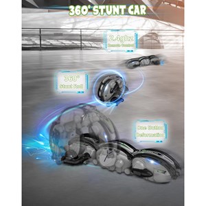 ماشین کنترلی شارژی ماری توپی مدل Rolling RC Stunt Snake Car _ماشین کنترلی