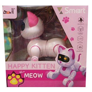 ربات اسباب بازی کنترلی گربه مدل HAPPY KITTEN _ربات اسباب بازی