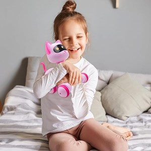 ربات اسباب بازی کنترلی گربه مدل HAPPY KITTEN _ربات اسباب بازی