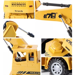 ماشین کنترلی بیل مکانیکی شارژی 5 کانال مقیاس 1:18 مدل Remote Controlled Excavator 8078E_ماشین کنترلی