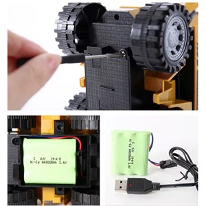 ماشین کنترلی بیل مکانیکی شارژی 5 کانال مقیاس 1:18 مدل Remote Controlled Excavator 8078E_ماشین کنترلی