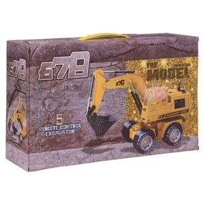 ماشین کنترلی بیل مکانیکی شارژی 5 کانال مقیاس 1:18 مدل Remote Controlled Excavator 8078E_ماشین کنترلی