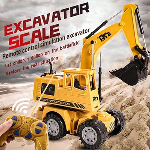 ماشین کنترلی بیل مکانیکی شارژی 5 کانال مقیاس 1:18 مدل Remote Controlled Excavator 8078E_ماشین کنترلی