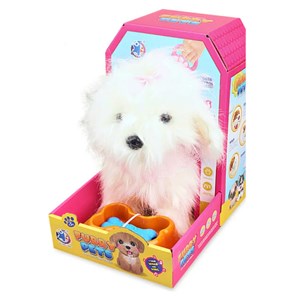 عروسک رباتیک هاپو پشمالو موزیکال با دسته ی کنترلی Puppy Pets Interactive Dog_عروسک رباتیک