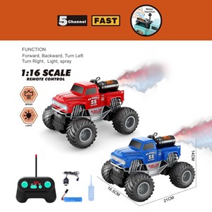 ماشین کنترلی شارژی دودزا 5 کانال مقیاس 1:16_ماشین کنترلی