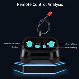 ماشین کنترلی شارژی دودزا 5 کانال مقیاس 1:16_ماشین کنترلی