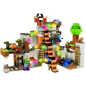 لگو ماینکرافت خانه درختی چراغدار 650 قطعه مدل Minecraft QS08 44090 _لگو