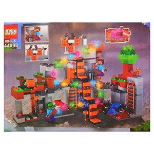 لگو ماینکرافت خانه درختی چراغدار 650 قطعه مدل Minecraft QS08 44090 _لگو