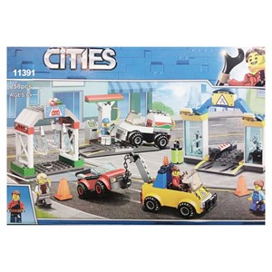 لگو سیتی ایستگاه خدمات خودرو 258 قطعه مدل CITIES 11391 _لگو