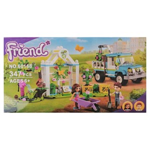 لگو فرندز ماشین درخت کاری 347 قطعه مدل 60168 friends _لگو