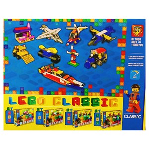 لگو کلاسیک وسایل حمل و نقل 1000 قطعه مدل BT _لگو