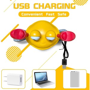 ربات اسباب بازی خرچنگ موزیکال شارژی سنسوردار نارنجی _ربات اسباب بازی