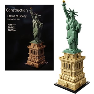 لگو کریتور مجسمه آزادی 1685 قطعه مدل Statue of Liberty 20042 _لگو