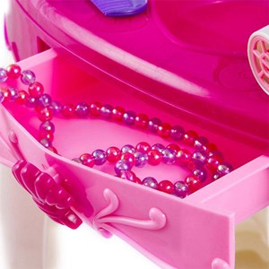 ست اسباب بازی میز آرایش صندلی دار موزیکال همراه با ریموت عصای جادویی مدل 00818_اسباب بازی لوازم خانگی