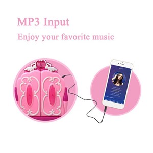 ست اسباب بازی میز آرایش صندلی دار موزیکال همراه با ریموت عصای جادویی مدل 00818_اسباب بازی لوازم خانگی