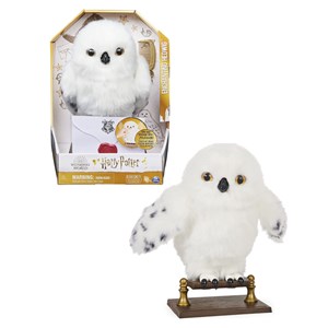 عروسک رباتیک هدویگ جغد برفی نامه رسان هری پاتر _عروسک رباتیک