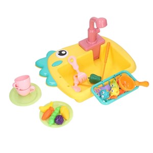 اسباب بازی سینک ظرفشویی و قلاب ماهیگیری _اسباب بازی لوازم خانگی