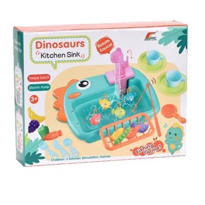 اسباب بازی سینک ظرفشویی و قلاب ماهیگیری _اسباب بازی لوازم خانگی