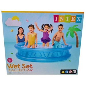 استخر بادی قطر 188 سانتیمتری کف بادی اینتکس_اسباب بازی ورزشی
