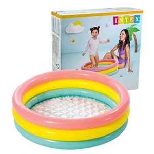 استخر بادی کودک اینتکس intex قطر 86 سانتیمتری کف بادی_اسباب بازی ورزشی