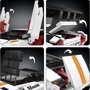 لگو تکنیک ماشین لامبورگینی 1495 قطعه مدل Mould King 10045 Lambo-Coutach _لگو