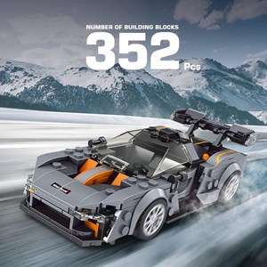 لگو تکنیک ماشین مسابقه مک لارن سننا 352 قطعه مدل Mould King Senna Car Model Building Set 27008_لگو