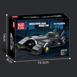 لگو دی سی ماشین بتمن 407 قطعه مدل Mould King 10020 Batmobile Model Car_لگو