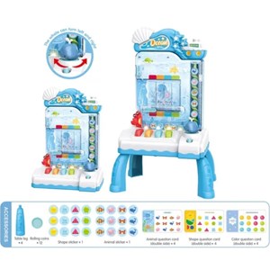 اسباب‌بازی آموزشی 3 در 1 سکه های چرخشی آکواریومی _بازی فکری