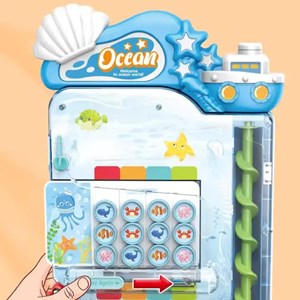 اسباب‌بازی آموزشی 3 در 1 سکه های چرخشی آکواریومی _بازی فکری