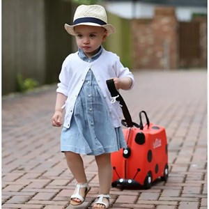 چمدان سواری کودک با ظرفیت 18 لیتر طرح کفشدوزک مدل 0092 Trunki 18L_کیف و کوله پشتی