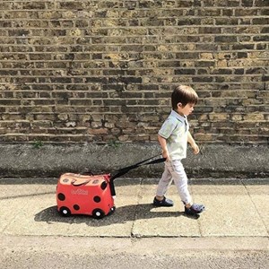 چمدان سواری کودک با ظرفیت 18 لیتر طرح کفشدوزک مدل 0092 Trunki 18L_کیف و کوله پشتی