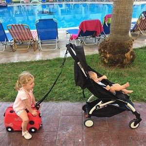 چمدان سواری کودک با ظرفیت 18 لیتر طرح کفشدوزک مدل 0092 Trunki 18L_کیف و کوله پشتی