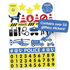 چمدان سواری کودک با ظرفیت 18 لیتر طرح ماشین پلیس مدل 00323 Trunki 18L_کیف و کوله پشتی