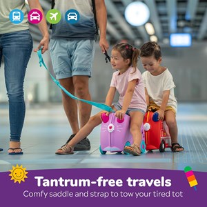 چمدان سواری کودک با ظرفیت 18 لیتر طرح گربه مدل 00322 Trunki 18L_کیف و کوله پشتی